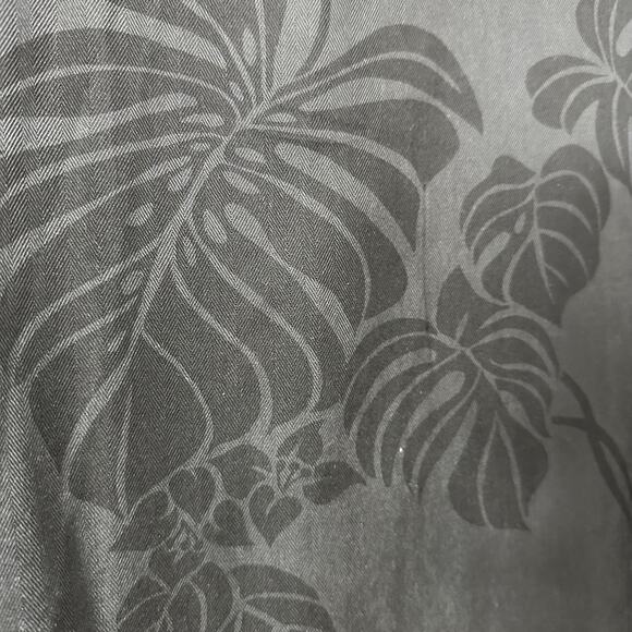 Tommy Bahama Shirt Men Large Black Button 100% Silk Hawaiian Short Sleeve Vacay - Picture 5 of 9